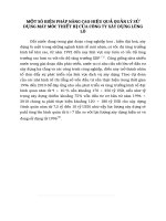 MỘT SÔ BIỆN PHÁP NĂNG CAO HIỆU QUẢ QUẢN LÝ SỬ DỤNG MÁY MÓC THIẾT BỊ CỦA CÔNG TY XÂY DỰNG LŨNG LÔ