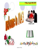 unit 1 listening ....chuan hok can chinh