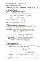 Đề cương ôn tập chương 1 ĐS> 11