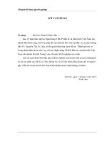 Đánh giá rủi ro trong thẩm định dự án cho vay vốn tại ngân hàng TMCP đầu tư và phát triển việt nam chi nhánh hai bà trưng 