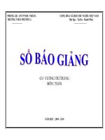 sổ báo giảng