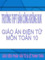 Tiết 19: Phương trìng quy về phương trìng bậc nhất , bậc hai