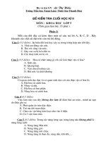 De KTDK mon KH lop 5