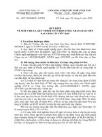 Quy định xét chọn GVG