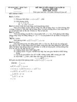 ĐỀ THI TUYỂN SINH VÀO 10 HÀ NAM 2009- 2010