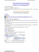 Nhúng word vào Powerpoint