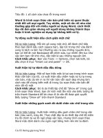 Các lỗi thường gặp trong Word