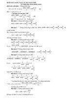 BƯỚC ĐẦU SÁNG TẠO CÁC BÀI TOÁN MỚI