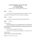 Đề HSG huyện 08-09 GDCD 8