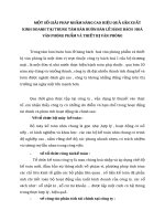 MỘT SỐ GIẢI PHÁP NHẰM NÂNG CAO HIỆU QUẢ SẢN XUẤT KINH DOANH TẠI TRUNG TÂM BÁN BUÔN BÁN LẺ HÀNG BÁCH  HOÁ VĂN PHÒNG PHẨM VÀ THIẾT BỊ VĂN PHÒNG