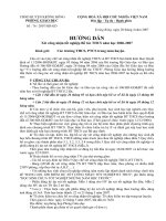 Công văn xét tốt nghiệp BT THCS