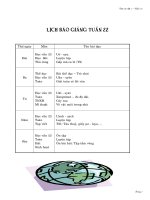 Giáo án lớp 1 tuần 22