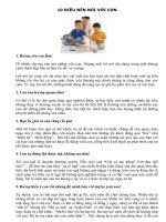 10 ĐIỀU NÊN NÓI VỚI CON