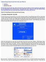 Thiết kế Power Point thuyết trình hiệu quả. Phần 2