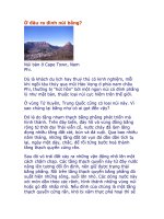 Ở đâu ra đỉnh núi bằng