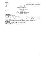 bài soạn lớp 5- tuần 8( CKT) và tích hợp BVMT-QTE.