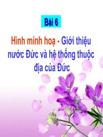 Bài 6 - Hình minh hoạ - Giới thiệu nước Đức và hệ thống thuộc địa của Đức