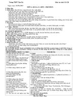 Tiết 4 Giáo án sinh hoc 10 CB