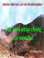 Xói mòn đất