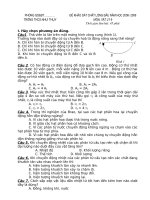 Đề thi lớp 9 sông lo