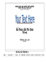 Theo dõi thi đua đánh giá giáo viên