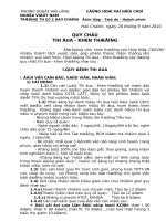 QUY CHẾ THI ĐUA KHEN THƯỞNG