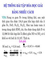 Giải bài toán bằng nhiều cách
