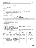 Giáo án Hoá Hoc 9 Học Kì I