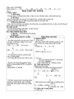 GIÁO ÁN TỰ CHỌN 12 CƠ BẢN BÁM SÁT KÌ I