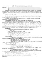 Báo cáo và phương hướng ĐHPH