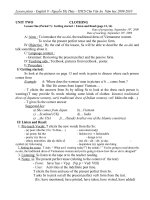 Giao an Anh 9 tuan 4(2009-2010)