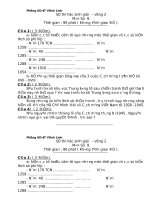 đề thi hs Giỏi LỊCH SỬ