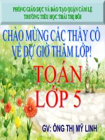 ôn tập số đo thời gian