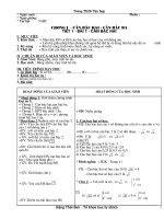 GIAO AN DAI SO 9 - CHUONG I