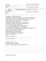 Đề Kiểm tra giữa kỳ I_Tiếng Việt lớp 2_2