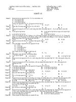 de kiem tra 1 tiet so 1 lop 10 ma 2