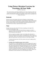 Using Picture Dictation Exercises for Practising All Four Skills