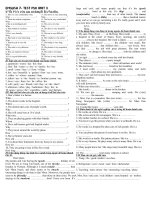 Unit 3- English 7 Nang cao