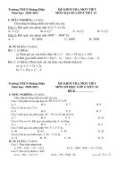 Đề KT Đai8 tiết 15