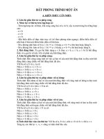 giáo án bồi dưỡng táon 8(Bất đẳng thức)