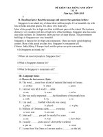 kiem tra 1 tiet anh 9