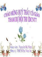 BÀI MÙA XUÂN NHO NHỎ