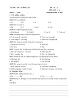 Đề thi lại Vật lý 6(năm học 2009-2010)