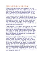 Có thể một lúc làm hai việc không