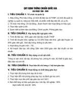 TIÊU NCHUẨN XL VSCĐ TIỂU HỌC LŨNG HOÀ