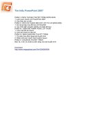 Tìm hiểu PowerPoint 2007