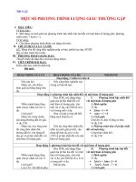 phương trình lượng giác thường gặp