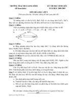 đề thi hsg hóa học long bình