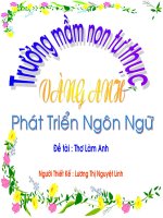 PHAT TRIEN NGON NGU