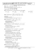 ÔN TẬP TOÁN 9 THEO TỪNG CHỦ ĐỀ